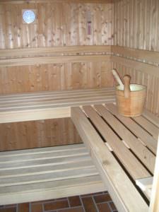 Sauna Sitzbank aus Abachi